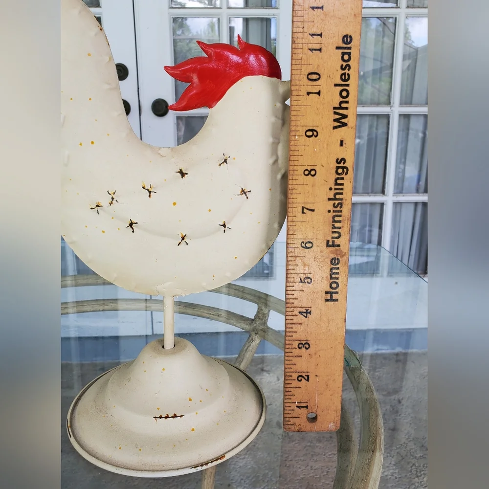 Vintage Metal Rooster Home/Kitchen Decor, Farmhouse Rustic Decor